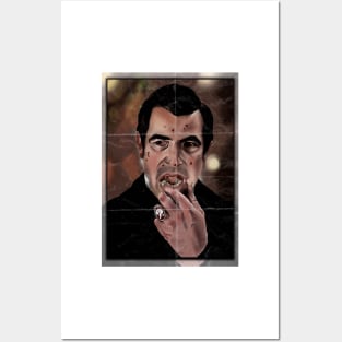 Dracula - Claes Bang (distressed portrait) Posters and Art